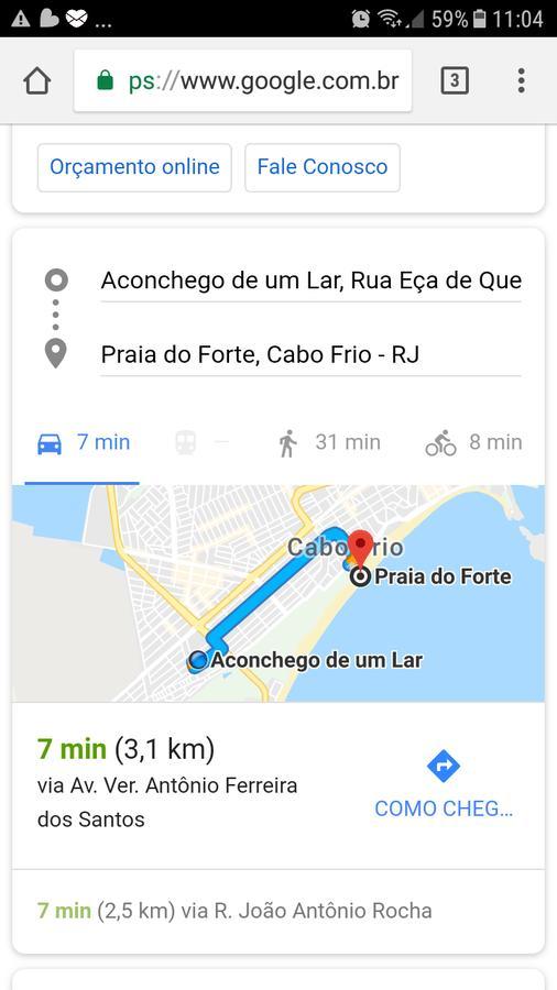 Aconchego De Um Lar Hospedagem Domiciliar 卡波布里奥 外观 照片
